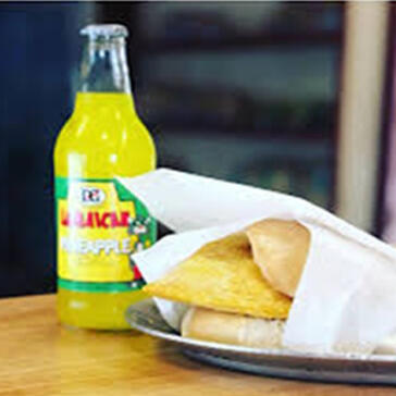 Flaky pastry filled with seasoned ground beef