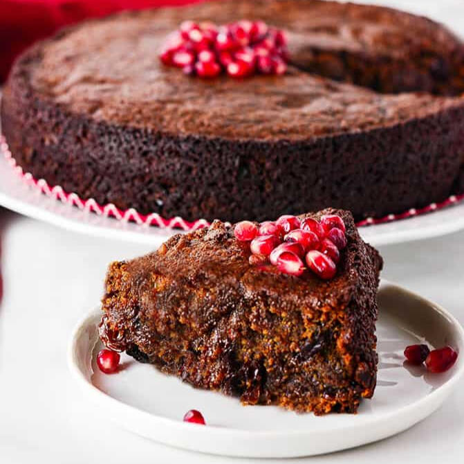 Moist cake infused with Caribbean rum