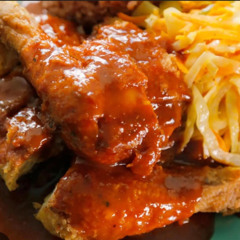 Chicken Pieces fried Jamaican style