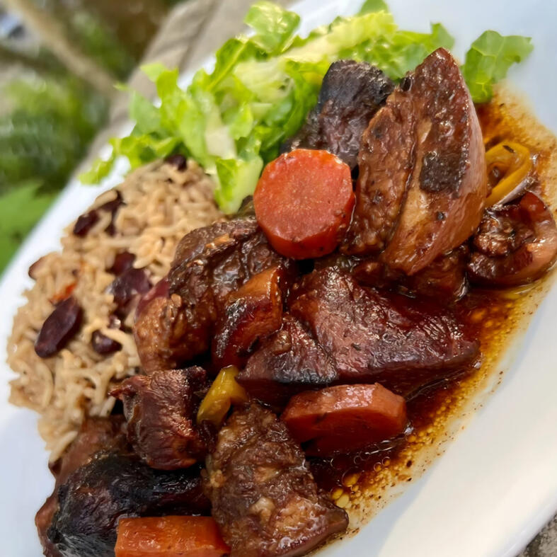 Thursday Brown Stew Pork/ Jerk Pork