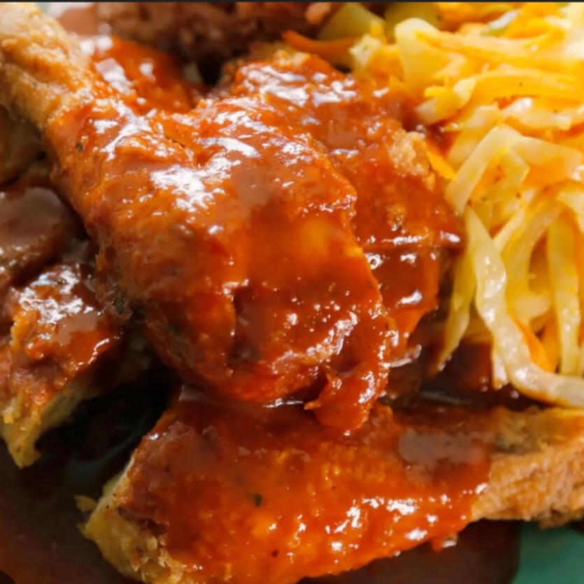 Chicken Pieces fried Jamaican style