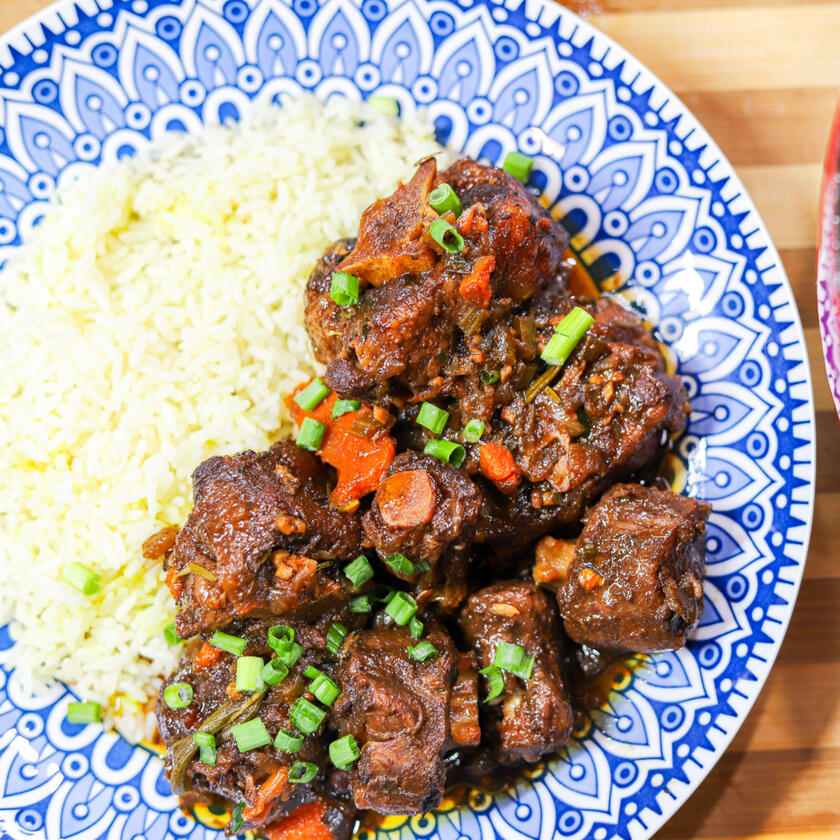 oxtail Grande Prairie, Jamaican oxtail, Caribbean food, West Indian food