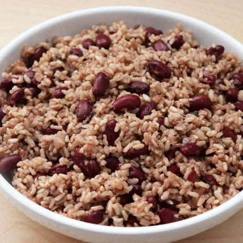 rice and peas, Jamaican Grande Prairie,